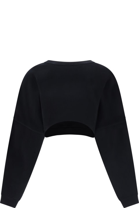 ウィメンズ Saint Laurentのウェア Saint Laurent Crewneck Cropped Sweatshirt