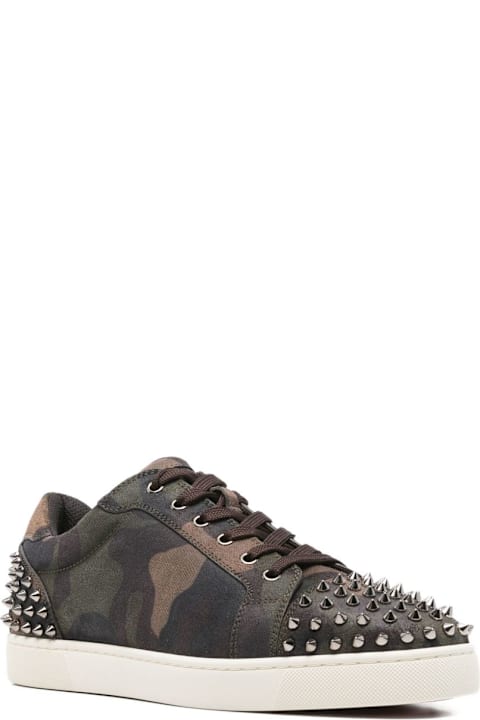 Homeware Christian Louboutin Seavaste Leather Sneakers