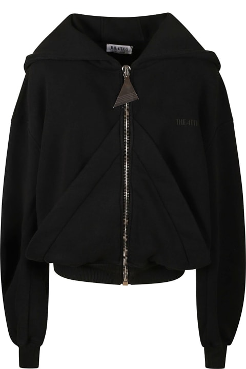 Coats & Jackets for Women The Attico Oversized Logo Hoodie
