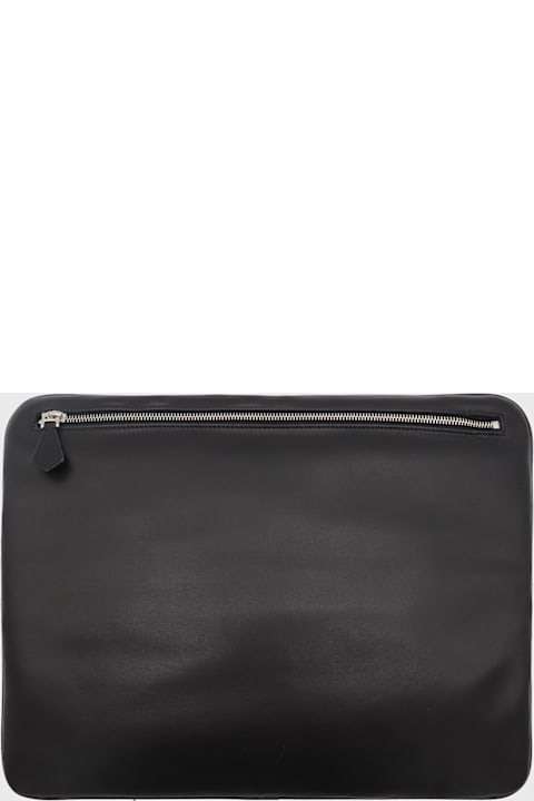 Dolce & Gabbana Bags for Men Dolce & Gabbana Black Leather Pouches