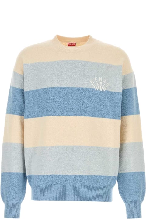 Kenzo Sweaters for Men Kenzo Printed Stretch Cotton Blend Sweater