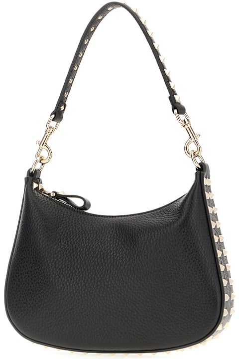 Valentino Garavani Totes for Women Valentino Garavani Black Leather Handbag