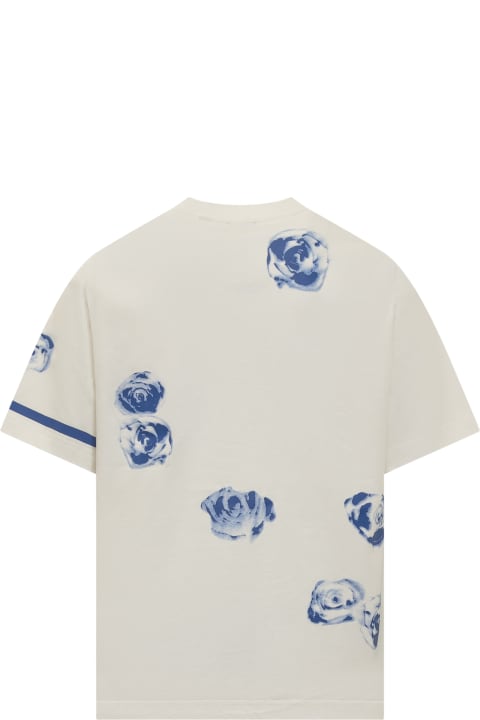 Topwear for Women Burberry Floral Printed Crewneck T-shirt