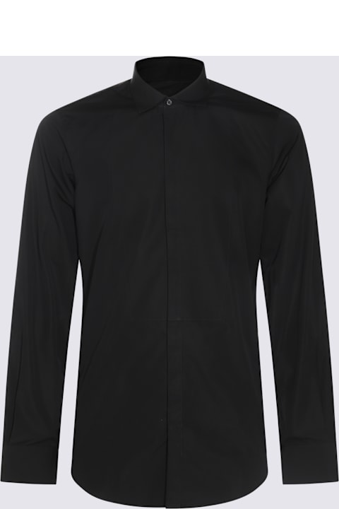 Dolce & Gabbana Black Linen Shirt | italist