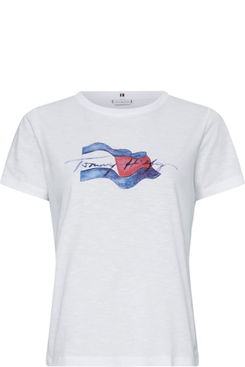 Tommy Hilfiger for Women Tommy Hilfiger Cotton T-shirt With Detail