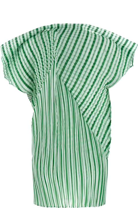 Issey Miyake for Kids Issey Miyake 'generic Stripes (machine Pleats)' Top