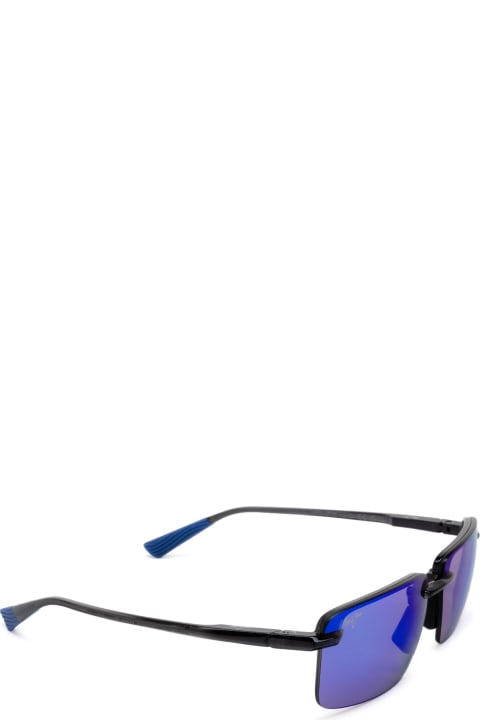 Maui Jim Eyewear for Men Maui Jim Mj626 Shiny Transparent Dark Grey Sunglasses
