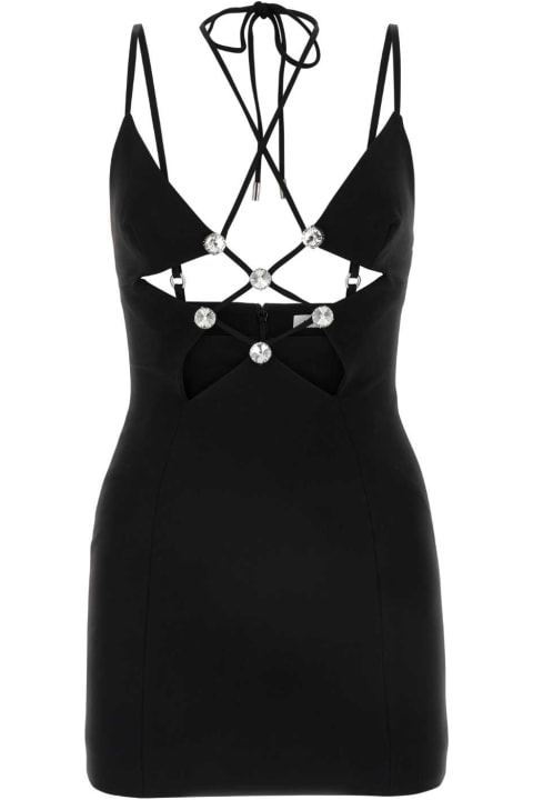 ウィメンズ AREAのワンピース＆ドレス AREA Black Stretch Rayon Blend Mini Dress