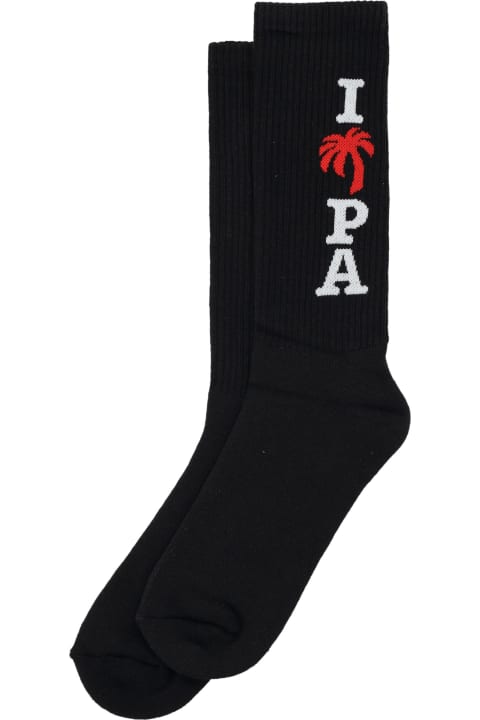 Underwear for Men Palm Angels I Love Pa Socks