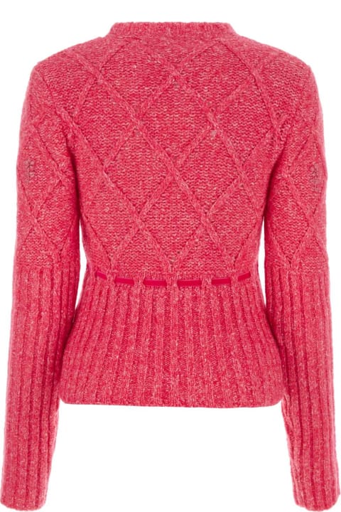 Cormio Clothing for Women Cormio Fuchsia Wool Blend Sweater