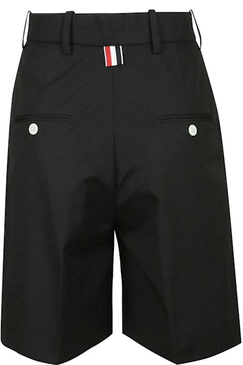 Thom Browne for Women Thom Browne High-waisted Thigh-length Shorts
