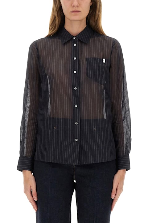 Tory Burch for Men Tory Burch Striped Cotton Shirt