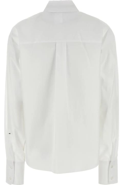 SportMax Topwear for Women SportMax White Poplin Gesso Shirt