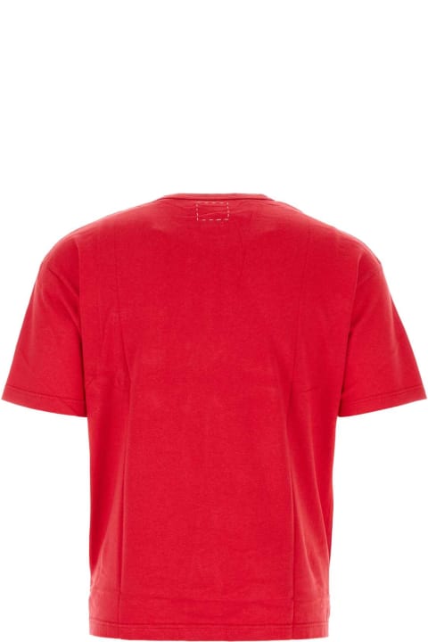 Visvim Topwear for Women Visvim Red Cotton Jumbo T-shirt