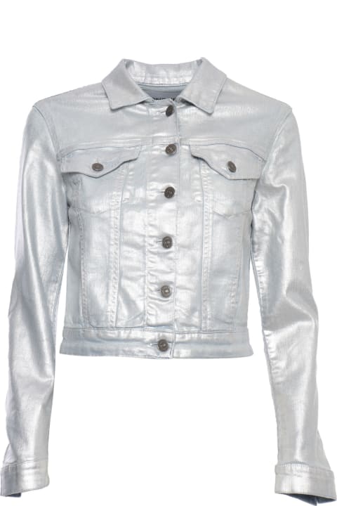 Dondup Coats & Jackets for Women Dondup Silver Jacket