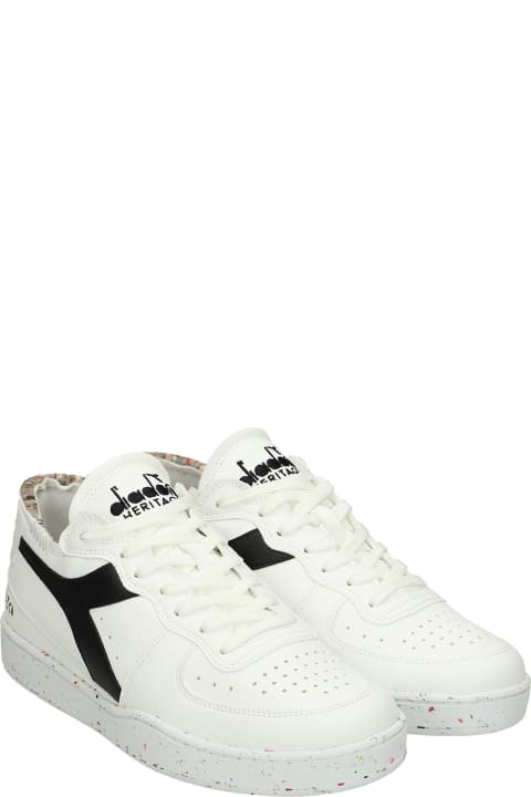 Mi Basket 2030 Sneakers In White Leather