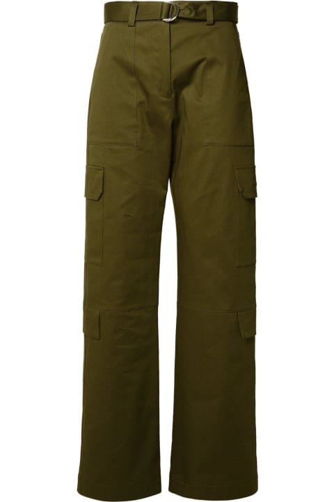 ウィメンズ MSGMのパンツ＆ショーツ MSGM Straight-leg Belted Cargo Trousers
