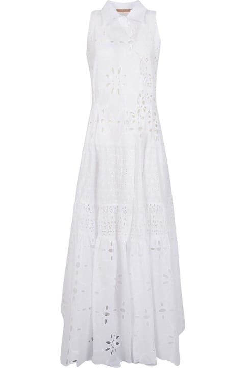 Ermanno Scervino for Women Ermanno Scervino Broderie Anglaise Long Shirtdress