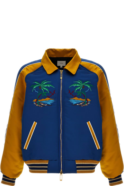 Rhude Coats & Jackets for Men Rhude 'palm Eagles Souvenir' Bomber Jacket