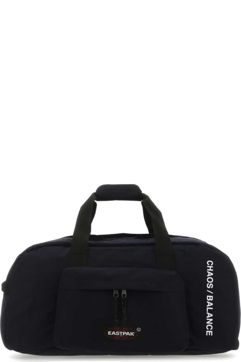 Eastpak Luggage for Men Eastpak Navy Blue Nylon Travel Bag