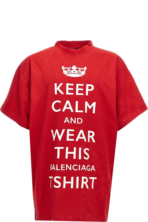 BALENCIAGA KEEP CALM Tシャツ Balenciaga 'keep Calm' T-shirt | italist