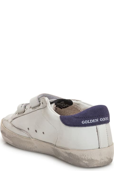 Golden Goose for Girls Golden Goose Old School Velcro Strap Sneakers