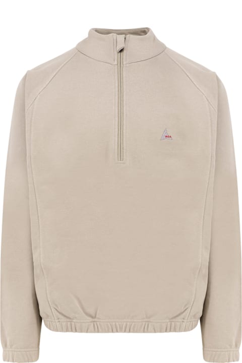 ROA for Men ROA Stretch Cotton Sweatshirt With Logo