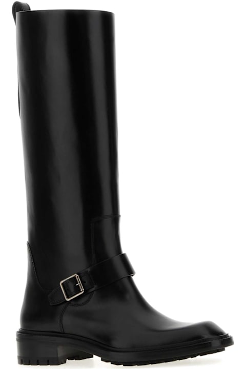 Homeware Saint Laurent Black Leather Vadim Boots