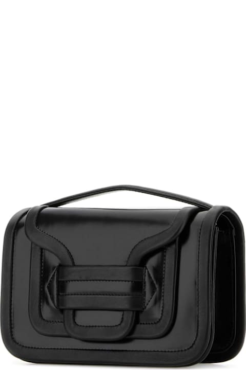 Pierre Hardy for Men Pierre Hardy Black Leather Alpha Maxi Handbag