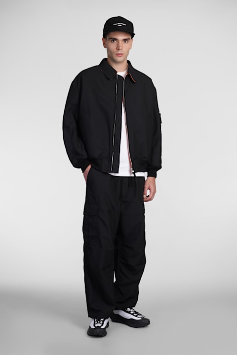 Comme des Garçons Homme Coats & Jackets for Men Comme des Garçons Homme Bomber In Black Wool