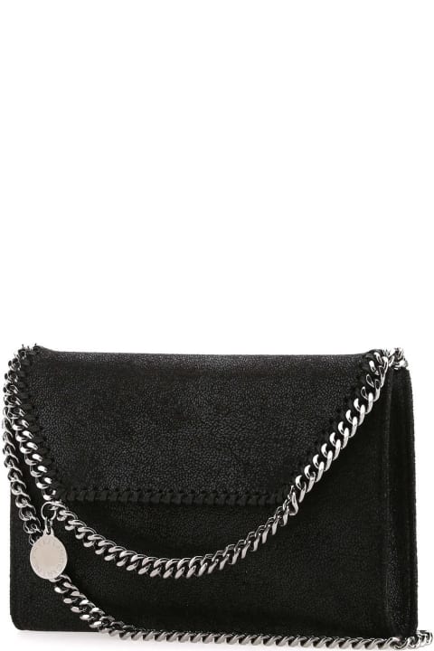 Stella McCartney for Men Stella McCartney Black Shaggy Deer Falabella Crossbody Bag