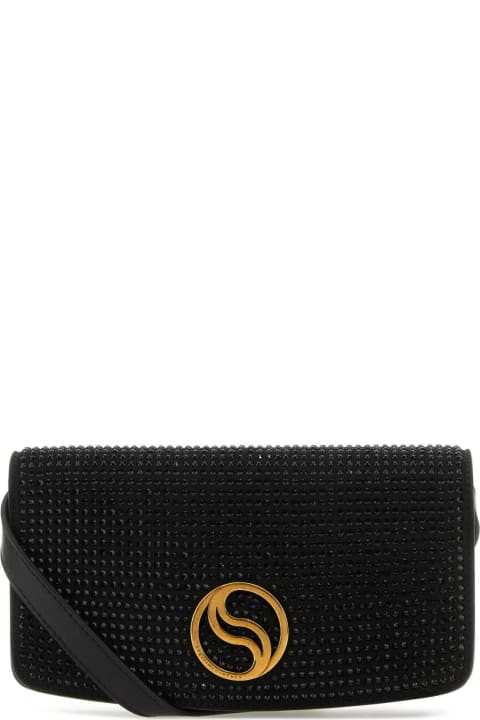 Fashion for Women Stella McCartney Black Alter Mat Mini S-wave Wallet