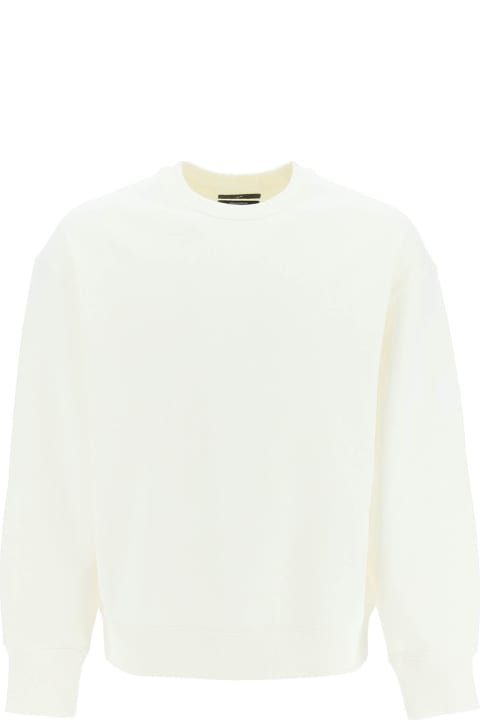 Y-3 for Women Y-3 Crew Sweatshirt In White Cotton