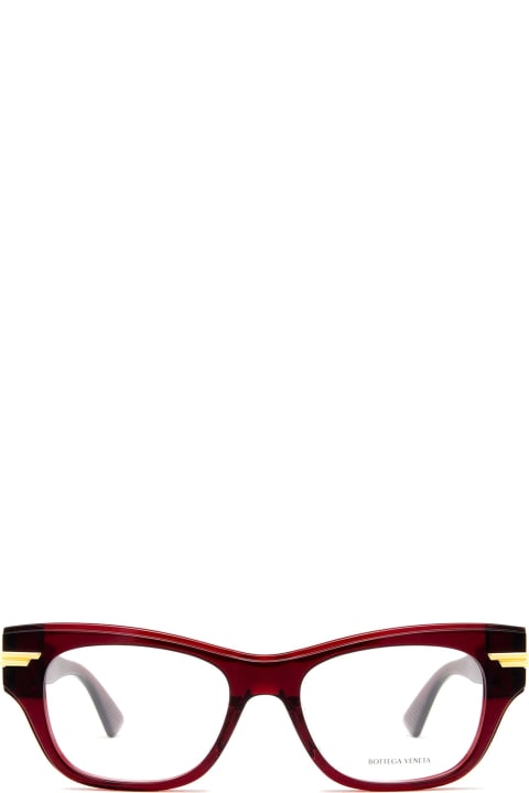 ウィメンズ新着アイテム Bottega Veneta Eyewear Bv1152o-003 - Burgundy Glasses