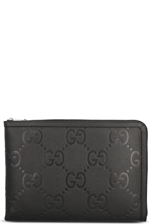 Gucci for Men Gucci Jumbo Gg Zipped Pouch