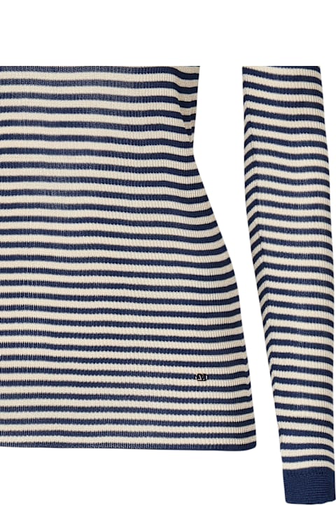 Valentino Garavani سترات لـ السيدات Valentino Garavani Striped Jersey