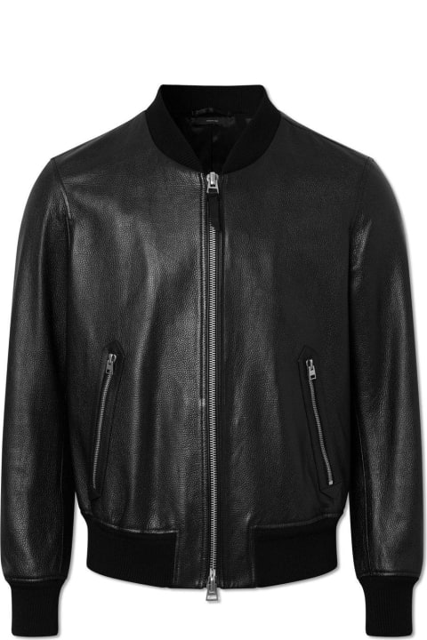 Tom Ford Clothing for Men Tom Ford Leather Bomber Jacket