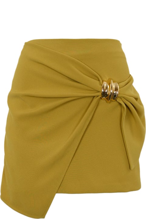 Homeware Elisabetta Franchi Crepe Mini Skirt