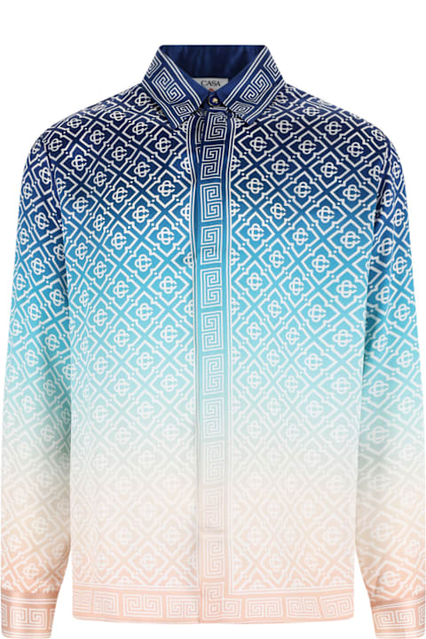 Casablanca for Men Casablanca 'jacquard Gradient' Silk Shirt