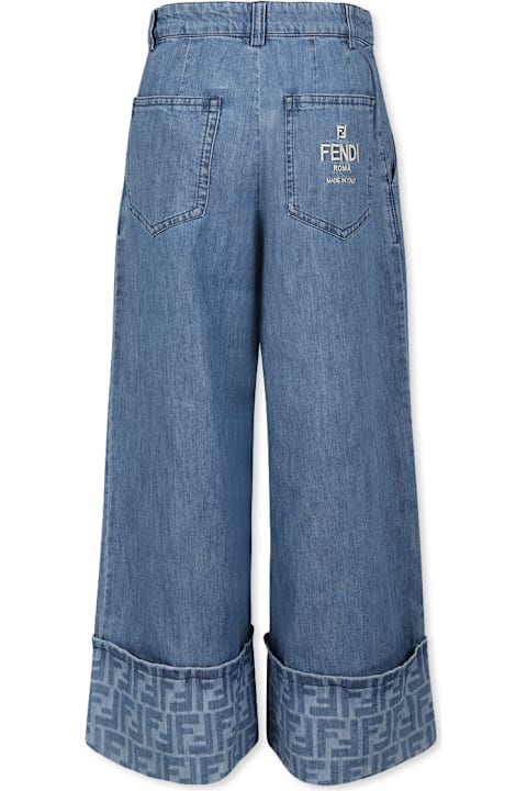 Fashion for Women Fendi Denim Jeans For Girl With Ff