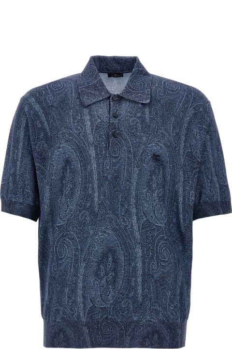 Etro Topwear for Men Etro 'paisley' Polo Shirt