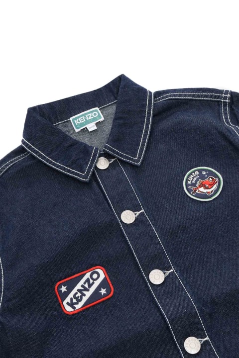 Kenzo Kids Coats & Jackets for Boys Kenzo Kids Denim Jacket