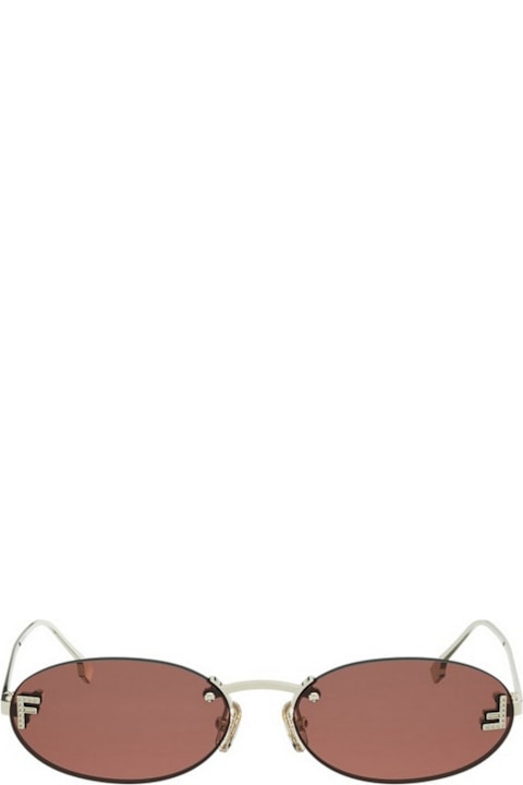 Fendi Eyewear for Kids Fendi Eyewear Fe4075us Fendi First Crystal 32s Oro Sunglasses