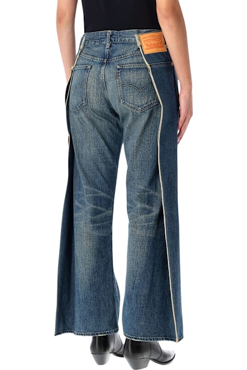 أدوات منزلية Junya Watanabe Junya Watanabe Levi S Cotton Denim Wide-leg Jeans
