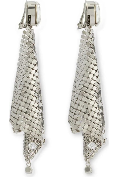Paco Rabanne Jewelry for Women Paco Rabanne Mini Mesh Pixel Strass Earrings