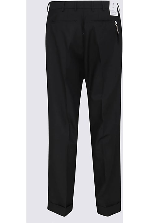 PT01 Clothing for Men PT01 Black Cotton Pants