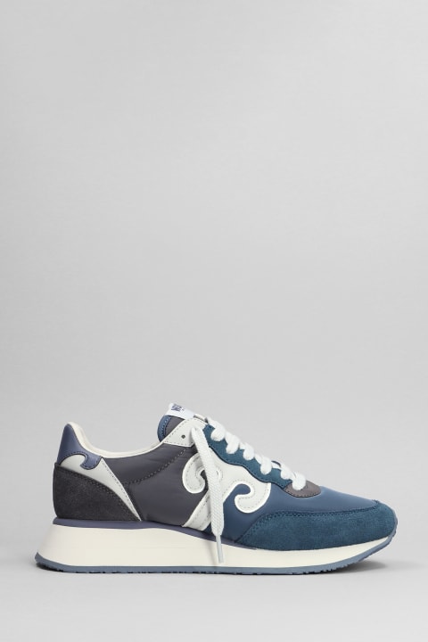 Master M 371 Sneakers In Blue Synthetic Fibers