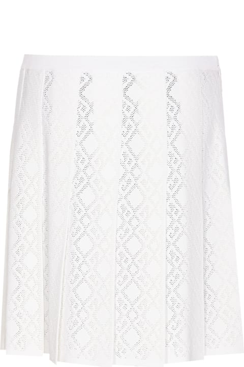 Givenchy تنورات لـ السيدات Givenchy Pleated Monogram Skirt