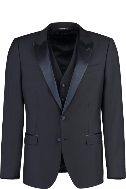 Dolce & Gabbana Suits for Men Dolce & Gabbana Wool And Silk Three-pieces Suit