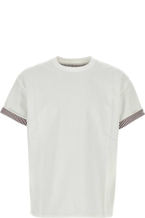 Sale for Men Bottega Veneta White Cotton T-shirt